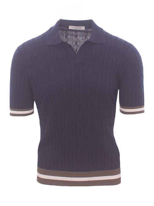 polo skipper cotone treccina LA FILERIA | 5719120679598